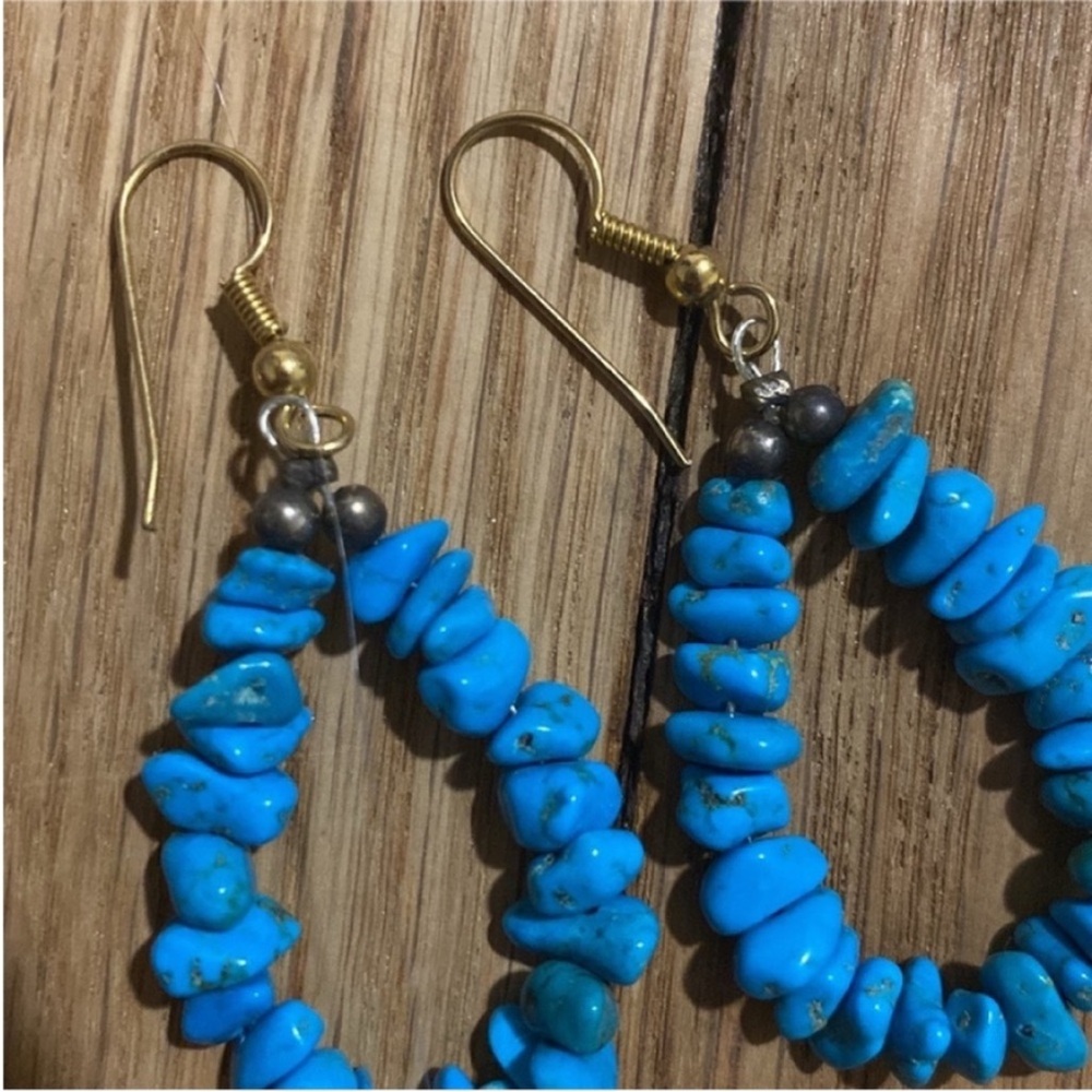 Turquoise earrings - Picture 4 of 5